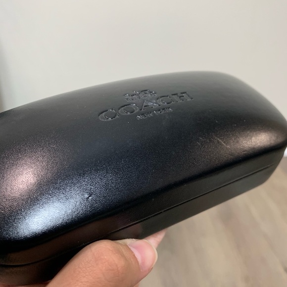 Coach Hard Shell Black Glasses Case - Picture 2 of 6
